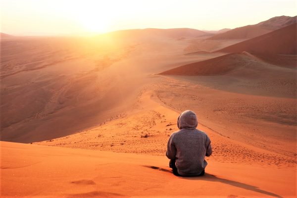 Sunrise in Namibia